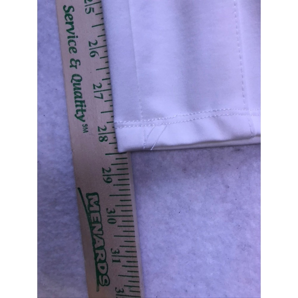 WHBM Skinny Ankle Pants Womens 4 White Zipper Pockets Stretch - Picture 6 of 14